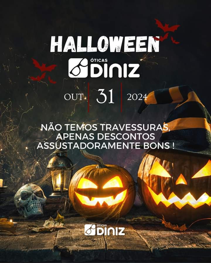 Halloween Assustadoramente Incrível na Óticas Diniz de Guaratuba!